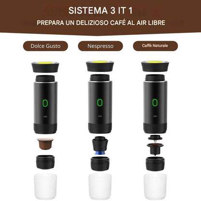 Macchina per caffè espresso portatile 3 in 1